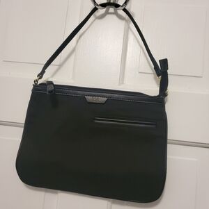 Tutilo New York Black Slim Extra large Wristlet/Shoulder Bag, Classic, Slim